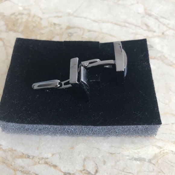 Cuff Links gunmetal color - Picture 2 of 4